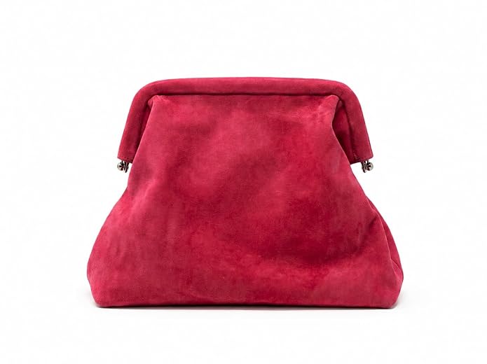 Pink Velvet Clutch Purse