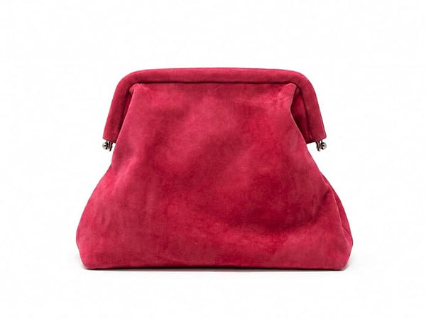 Pink Velvet Clutch Purse